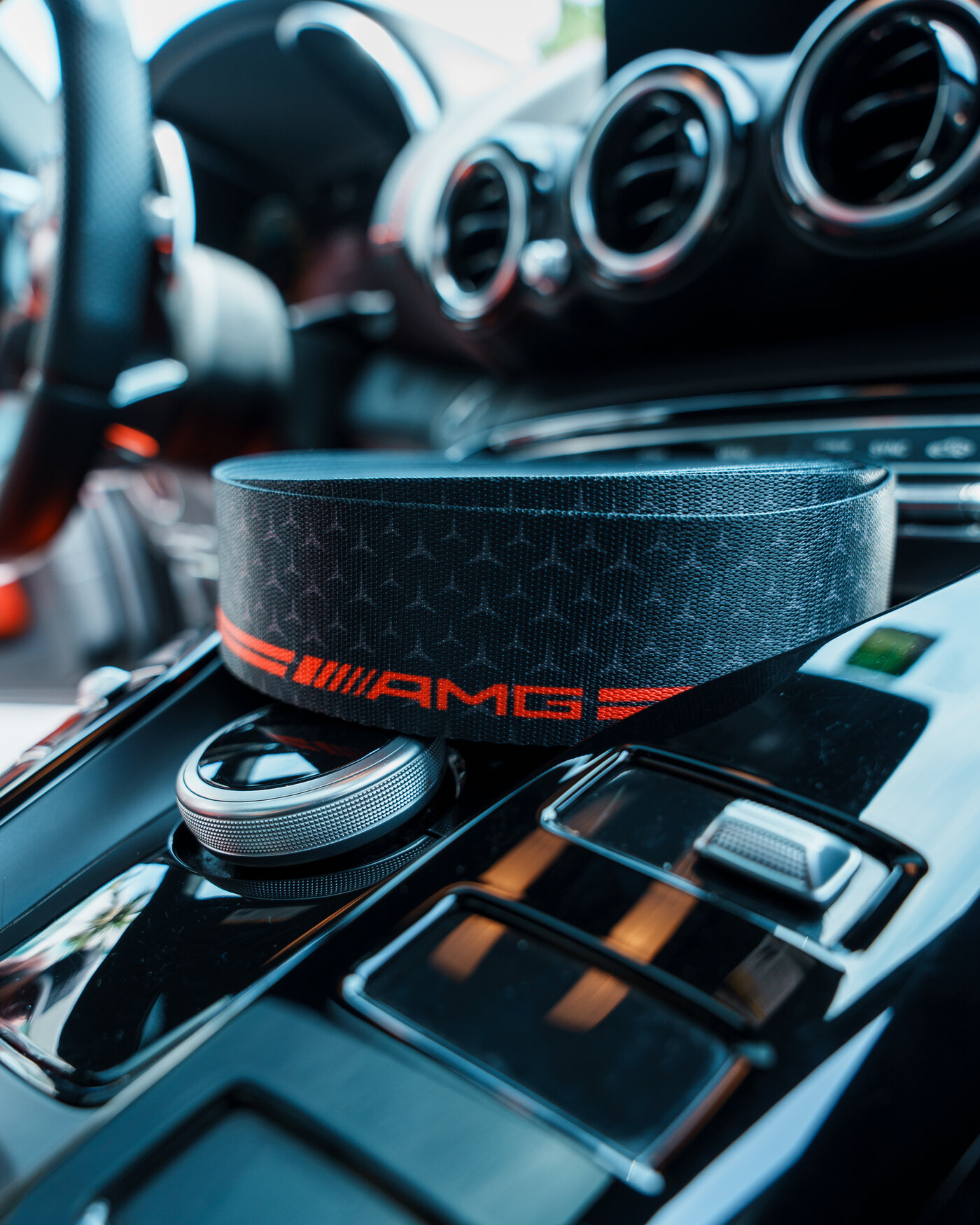 Custom AMG seatbelt webbing