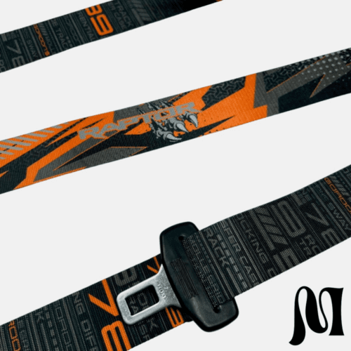 RAPTOR “BEAST SCRATCH” BESPOKE SEATBELTS
