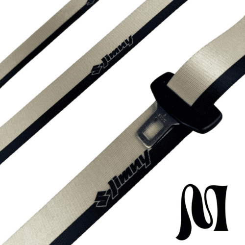 JIMNY “WHITE SAND” BESPOKE SEATBELTS