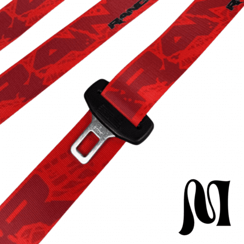 RANGER RED BESPOKE SEATBELTS