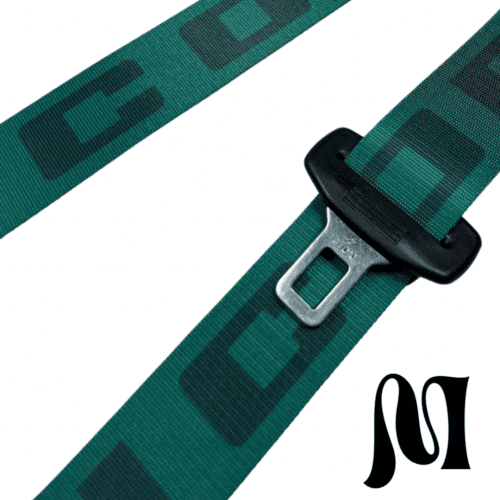 BRONCO IRISH GREEN BESPOKE SEATBELTS