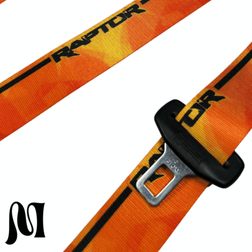 RAPTOR “HEAT REACTIVE” BESPOKE SEATBELTS