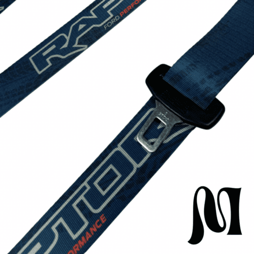 RAPTOR OCEAN BLUE BESPOKE SEATBELTS