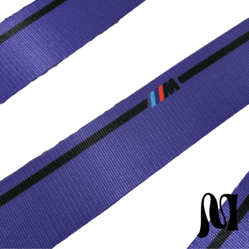 BMW M PURPLE BESPOKE SEATBELTS