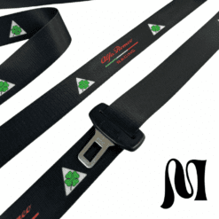 ALFA ROMEO “LUCKY BLACK” BESPOKE SEATBELTS