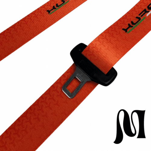 LAMBORGHINI HURACAN SPYDER ORANGE BESPOKE SEATBELTS