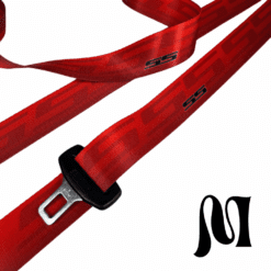 55 RED BESPOKE SEATBELTS