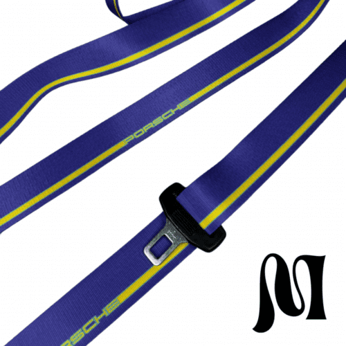 PORSCHE GALACTIC PURPLE BESPOKE SEATBELTS