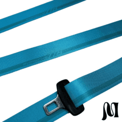 PORSCHE SKY BLUE BESPOKE SEATBELTS